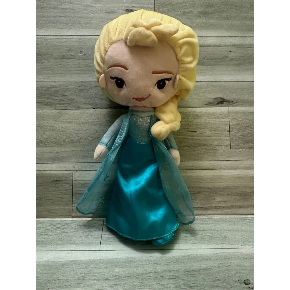 Disney Plush Princess Doll in Yellow Hair and Teal Dress